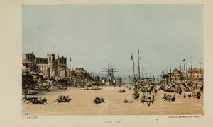 Canton, akvarellimaalaus Robert Elwesin (1819–1878), varakkaan nuoren brittiläisen herrasmiehen Norfolkista